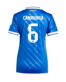 Billige Fotballdrakt Real Madrid Eduardo Camavinga #6 Replika Tredjedrakt Dame 2025-26 Kortermet Billige Fotballdrakt Real Madrid Eduardo Camavinga #6 Replika Tredjedrakt Dame 2025-26 Kortermet